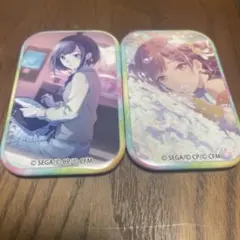 プロセカ　東雲絵名　スクエア缶バッチ2個セット