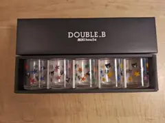 DOUBLE.B MIKI house ガラスコップ 5個セット