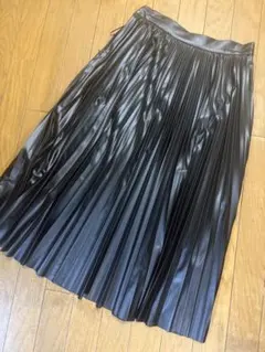 ZARA ブラック プリーツスカート XS