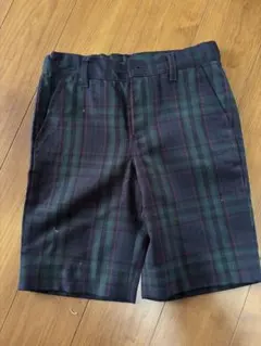 COMME CA ISM タータンチェック柄 ショートパンツ 110A polo