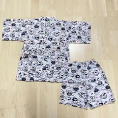 【ベビー95】ハンドメイド　甚平　富士山