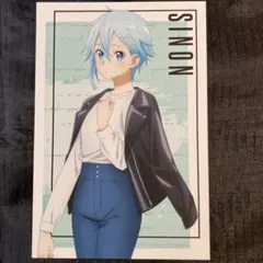 ソードアート・オンライン ポストカード ライダースジャケット シノン