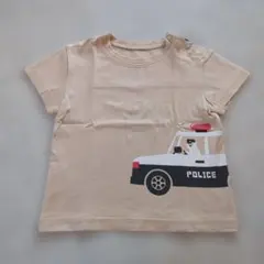 ☆美品☆ クレードスコープ パトカー 半袖 Tシャツ 80cm 働く車 しろくまのサムネイル