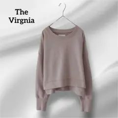 ザ　ヴァージニア　 ドロップショルダー スウェット　ショート丈　ベージュ　900