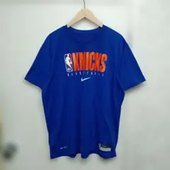 1031 NIKE NBAニューヨーク ニックス Tシャツ ブルー XL