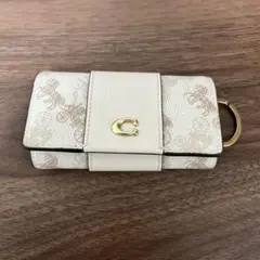 COACH 馬車柄キーケース