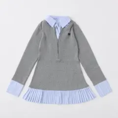 ドッキングプリーツワンピ