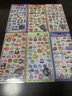 ボンボンドロップシール♡和柄　6枚セット