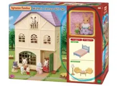 シルバニア ウィステリアテラス サニーラビット人形と家具セット