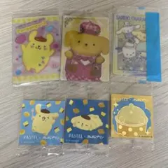 ポムポムプリン 5点セット(サンリオキャラクターズウエハース12 など