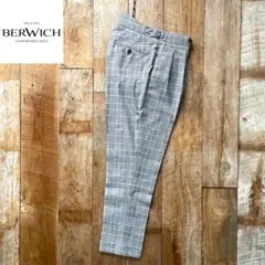 BERWICH SCOTCH SB1534 コットンリネン ブラウン スラックス - メルカリ