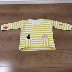 グラニフ バーバパパ 長袖カットソー ボーダー　90cm