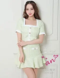 キャバ ドレス an Andy ジュエルズ ローブドフルール　デイジーストア