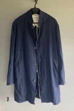 CIAOPANIC 綿麻ネイビー コート サイズM