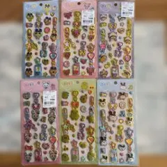ぷくキラチャームステッカーズ　たまごっち シール 6枚セット