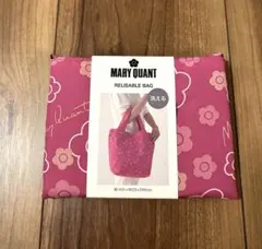 【新品】MARY QUANT REUSABLE BAG エコバッグ　ピンク