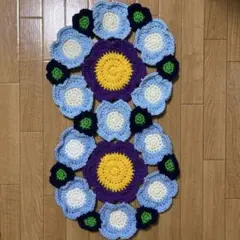 お花のマット　あじさい