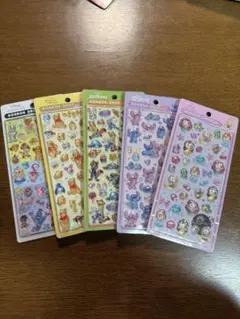 ディズニー第二弾ボンボンドロップシール5枚セット 正規品　３月限定出品