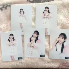 松本かれん 2025クリスマス衣装 オンライン特典会 生写真5枚セット