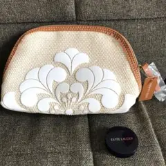 ESTEE LAUDER フラワーパターン ポーチ　リップバーム