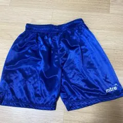 美品　mitre サッカー ハーフパンツ ブルー 150のサムネイル