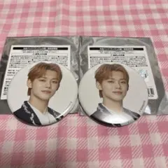 TXTカフェ　トゥバ　ヨンジュン　缶バッジ　缶バッチ　２点セット