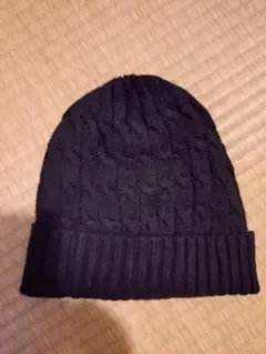 UNIQLO ケーブルニットビーニー ブラック