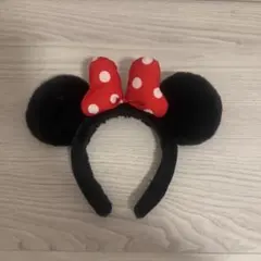 極美品 ミニーマウス カチューシャ