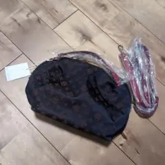 russet 黒 ナイロン ショルダーバッグ タグ付き