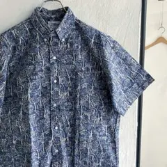 早い者勝ち〉NOMA t.d バンダナプリント半袖シャツ ブルー - メルカリ