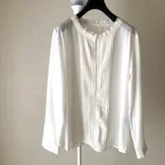 INED シフォンチュニックブラウス　長袖9号　手洗い可能