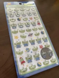 正規品　ボンボンドロップシール　ディズニー　リトルグリーンメン