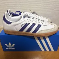 新品未使用adidas samba OG サンバ パープル　紫　27センチ