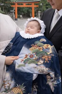 男の子　お宮参り