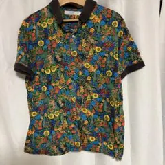 BEAMS LIGHTS ポロシャツ 花柄 日本製 Lサイズのサムネイル