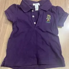 Ralph Lauren ラルフベア　紫ポロシャツ 18M