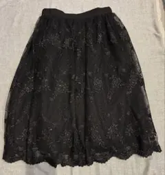 ※値下げ※【新品】FLEUR DE KALINA レース刺繍フレアスカート