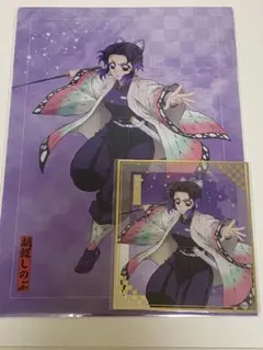 鬼滅の刃　アニプレックスオンラインくじ　胡蝶しのぶ　栗花落カナヲ　クリアファイル