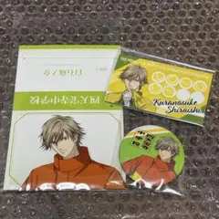 白石蔵ノ介 職業体験缶バッジ＆通販特典カード/アニプリ展物販特典カード