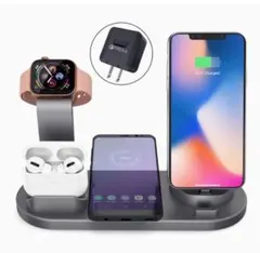 ワイヤレス充電スタンド 3in1 Appleのサムネイル