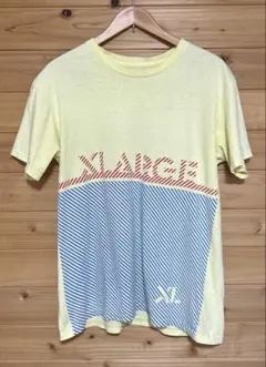 XLARGE Tシャツ イエロー 半袖 プリント