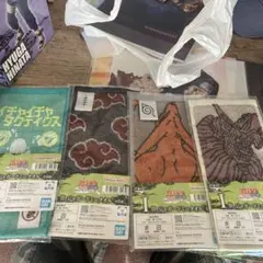 ナルト一番くじ　I賞　タオル4枚セット
