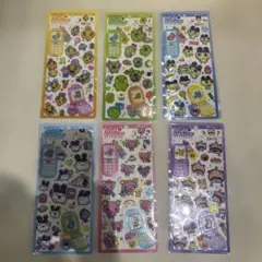 【正規品】 平成はっぴーフォン ステッカーズ たまごっち 全6種フルコンプセット