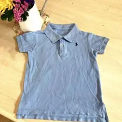 ラルフローレン 100〜110 ポロシャツ 水色 ブルー 半袖Tシャツ ポロ