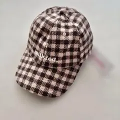 新品 MILKFED. BRUSHED CHECKERED LOGO CAP