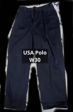 POLO by Ralph Lauren タックチノ ネイビー　アメリカ製