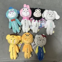 ゆきお　サンリオ 7点セット　ハンギョドン　クロミ　キティ　ぷりん　メロディ ゆきお サンリオ 7点セット ハンギョドン クロミ キティ ぷりん