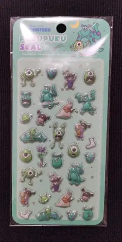 ぷくぷくシール　モンスターズ・インク☆