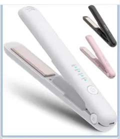 美容師推薦‼️ヘアアイロン　ホワイト　コードレス　2way 18mm 自動電源オフ