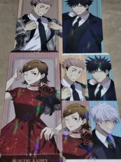 呪術廻戦 幻影夜行 特典 チケット風カード 虎杖悠仁 伏黒恵 釘崎野薔薇 五条悟